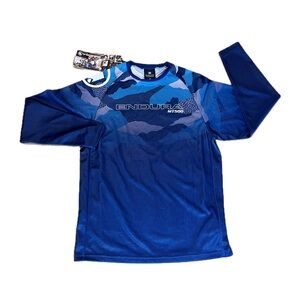 Endura Kids MT500JR LS LTD Jersey Blue 11/12 New With Tags